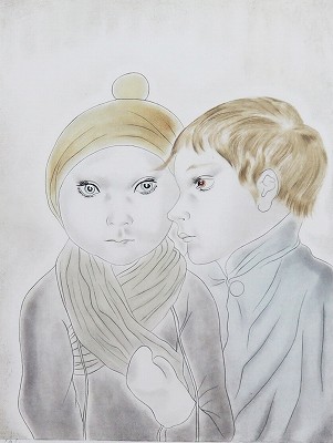 二人の少年：「小児銅版画集」より