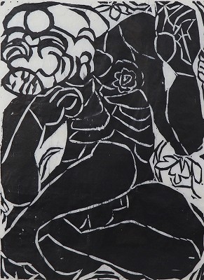 鐘渓頌板画巻「此岸」