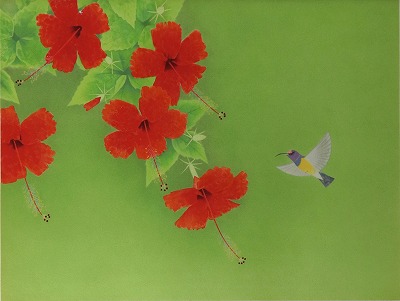 輝く花