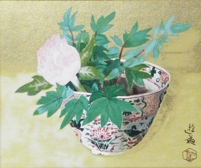 牡丹咲く