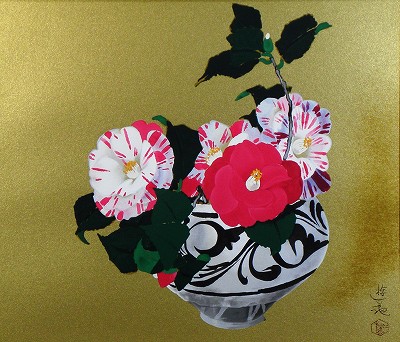 盛られた花
