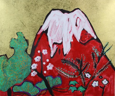 めでたき赤富士（白寿記念）