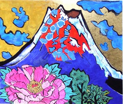 めでたき農鳥の富士