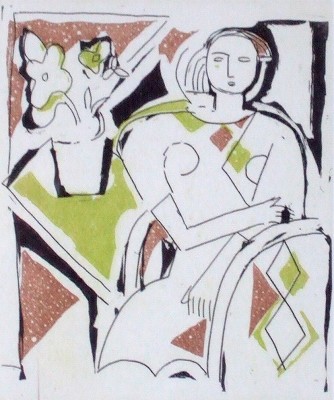 花と女
