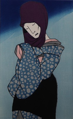 おこそ頭巾「竹久夢二木版画集」