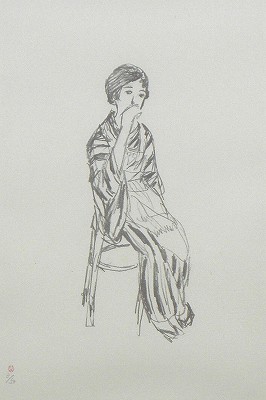 素描夢二の女
