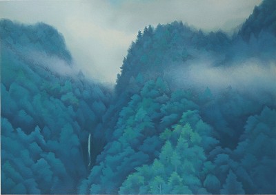 山峡雨晴