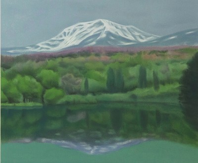 月山の湖
