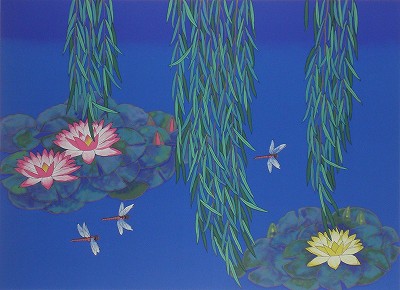 モネの池・赤蜻蛉