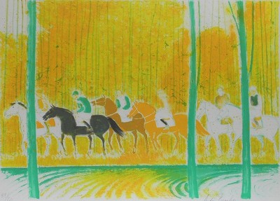 秋の騎馬行進
