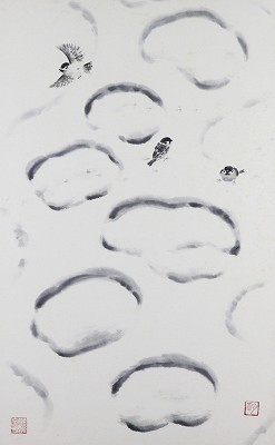 雪の庭