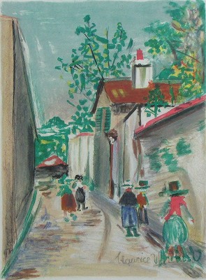モンマルトルの路地