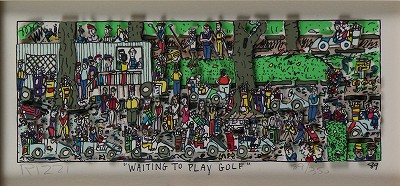 WAITING TO PLAY GOLF