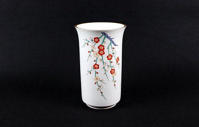 濁手梅花文花器