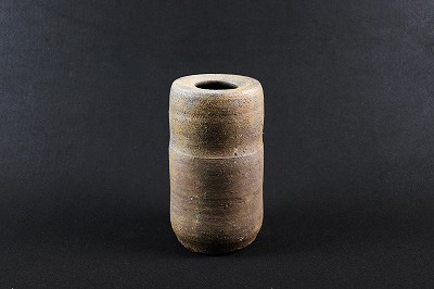 備前窯変花生