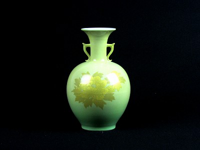 釉裏金彩富貴