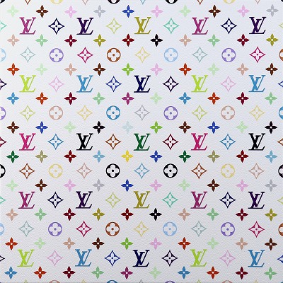 MONOGRAM MULTICOLORE-WHITE