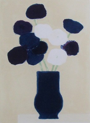 白と青の花束
