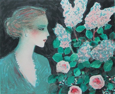 プロフィールとリラの花