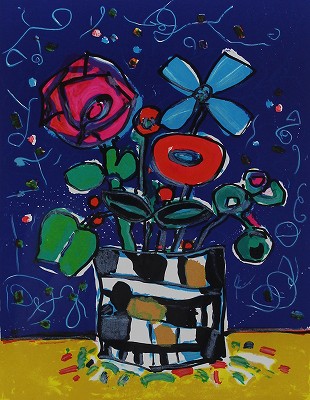 ブルーバックの花束