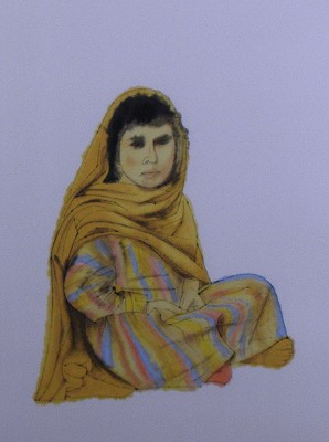 アフガニスタンの少女