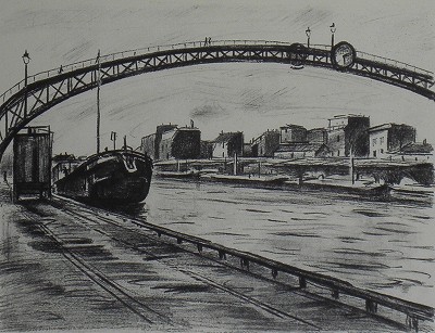 モゼル橋（パリ時の流れにつれて）