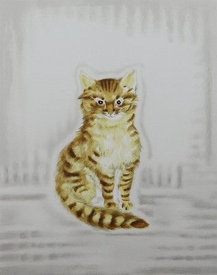 茶色の猫