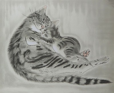 親子猫