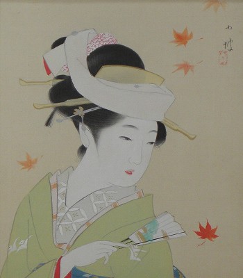 紅葉狩図