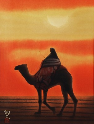 砂漠の夕べ