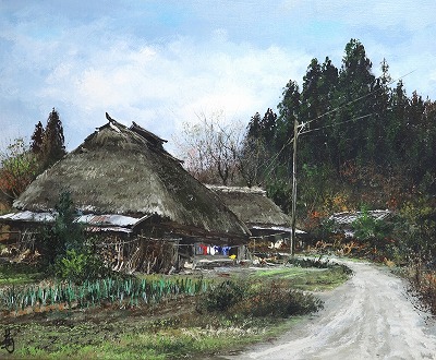 旧道晩秋