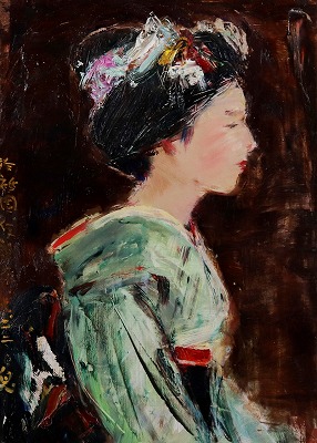 勝山髷の舞妓