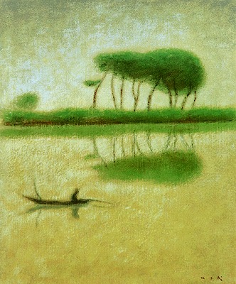 牛島憲之「雨後」