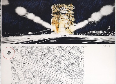 クリスト「Project for the Arc de Triomphe」