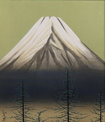 安田靫彦「黎明富岳」