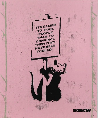 ノットバンクシー「OPERATION SATURATION or IS IT POSSIBLE TO MILK A DEAD RAT?」