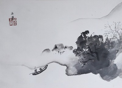 晩江帰漁