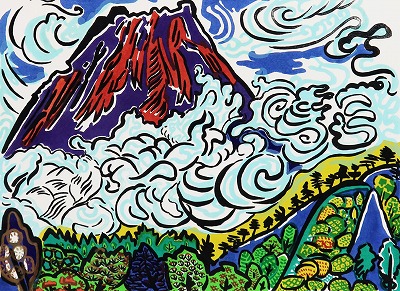 積乱雲の富士