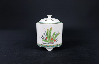 濁手 松文 香炉