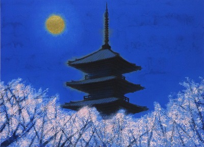 仁和寺の夜桜・京都