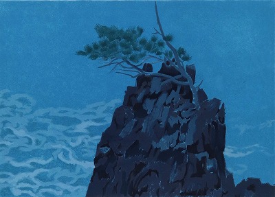 松と岩