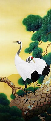 朝陽松鶴