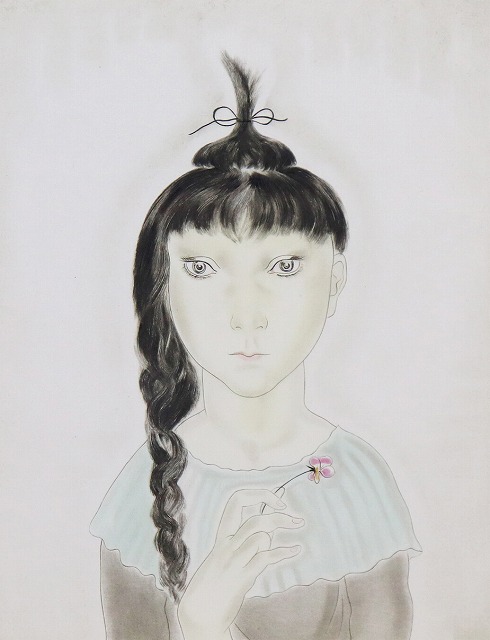 花を持つ少女「子供十態」