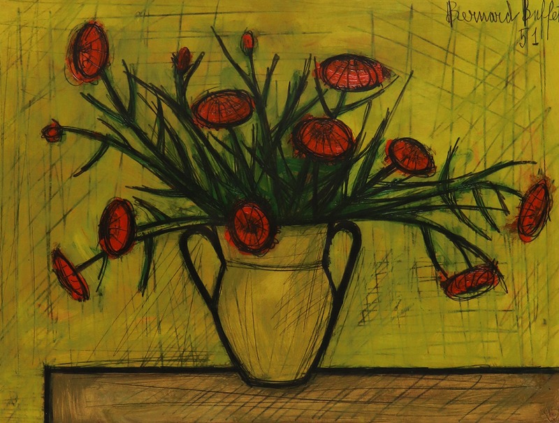 VASE  DE SOUCIS