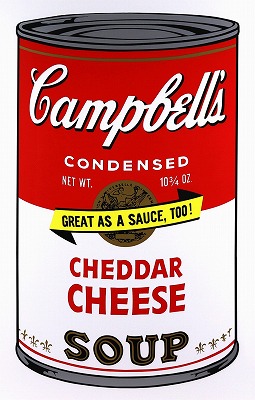 CAMPBELL'S SOUP Can 2（CHEDDAR CHEESE)　サンデーモーニング版