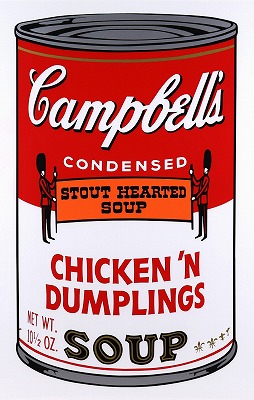 CAMPBELL'S SOUP Can 2（CHICKEN'N DUMPLINGS）　サンデーモーニング版