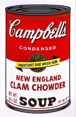 CAMPBELL'S SOUP Can 2（CLAM CHOWDER)　サンデーモーニング版