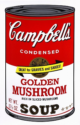 CAMPBELL'S SOUP Can 2（GOLDEN MUSHROOM)　サンデーモーニング版