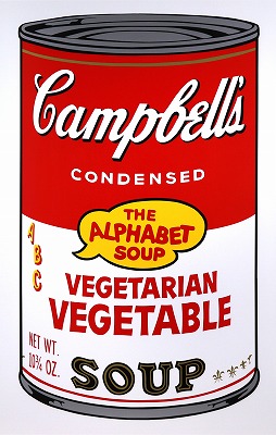 CAMPBELL'S SOUP Can 2（VEGETARIAN VEGETABLE）　サンデーモーニング版