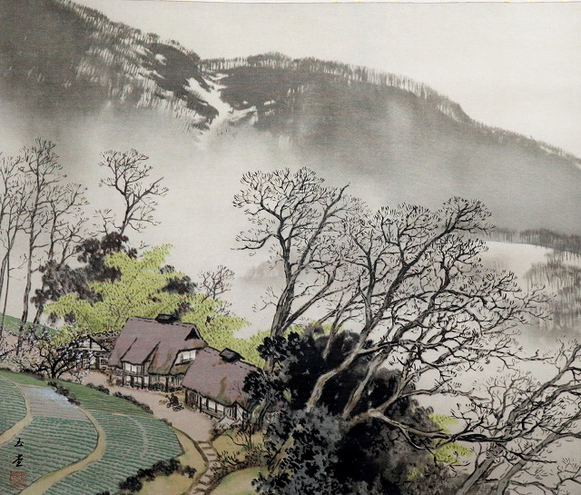山家早春図